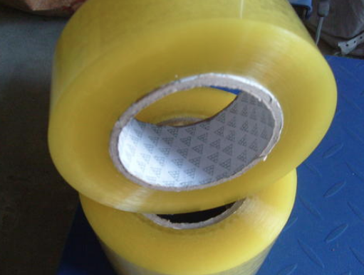 米黄封箱胶带-透明胶带-快递打包封箱黄色胶布