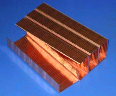 镀铜封箱钉-纸箱封箱钉子-手动封箱机专用枪钉