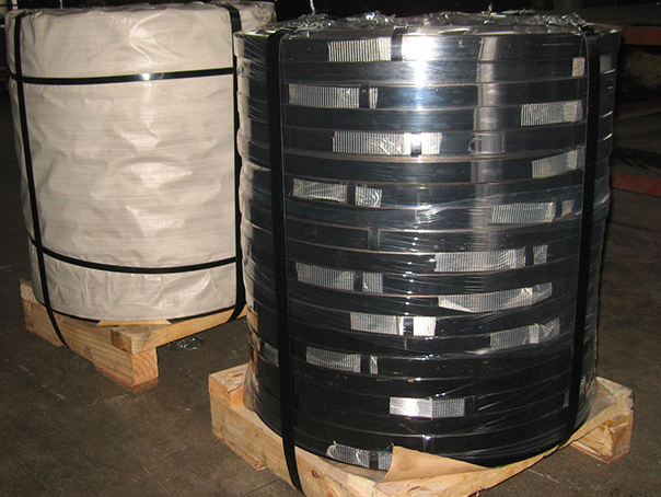 烤漆打包带-铁皮打包带-全自动钢带打包带